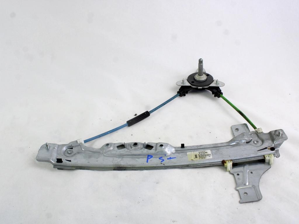 ROCNI SISTEM ZA DVIGOVANJE ZADNJEGA STEKLA  OEM N. 9673153980 ORIGINAL REZERVNI DEL PEUGEOT 208 CA CC MK1 (2012 -2019) DIESEL LETNIK 2014