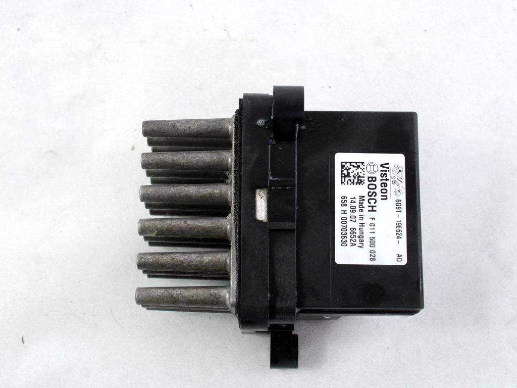 REGULATOR PREZRACEVANJA OEM N. 6G9T-19E624-AD ORIGINAL REZERVNI DEL FORD FOCUS CMAX DM2 MK1 R (04/2007 - 2010) DIESEL LETNIK 2007