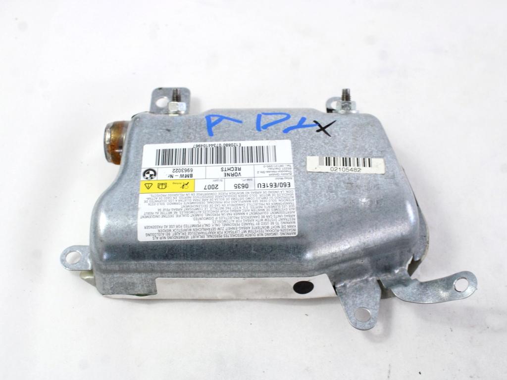 ZRACNA BLAZINA GLAVA DESNA OEM N. 6963022 ORIGINAL REZERVNI DEL BMW SERIE 5 E60 E61 (2003 - 2010) DIESEL LETNIK 2008