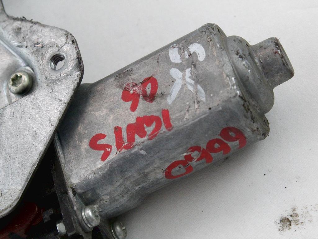 MEHANIZEM DVIGA SPREDNJIH STEKEL  OEM N. 17701 SISTEMA ALZACRISTALLO PORTA ANTERIORE ELETTR ORIGINAL REZERVNI DEL SUZUKI IGNIS MK MK2 (2003 - 2008) DIESEL LETNIK 2005