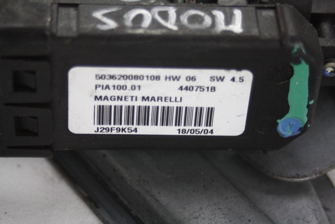 MEHANIZEM DVIGA SPREDNJIH STEKEL  OEM N. 33195 SISTEMA ALZACRISTALLO PORTA ANTERIORE ELETTR ORIGINAL REZERVNI DEL RENAULT MODUS F/JP0 (2004 - 2008) DIESEL LETNIK 2005