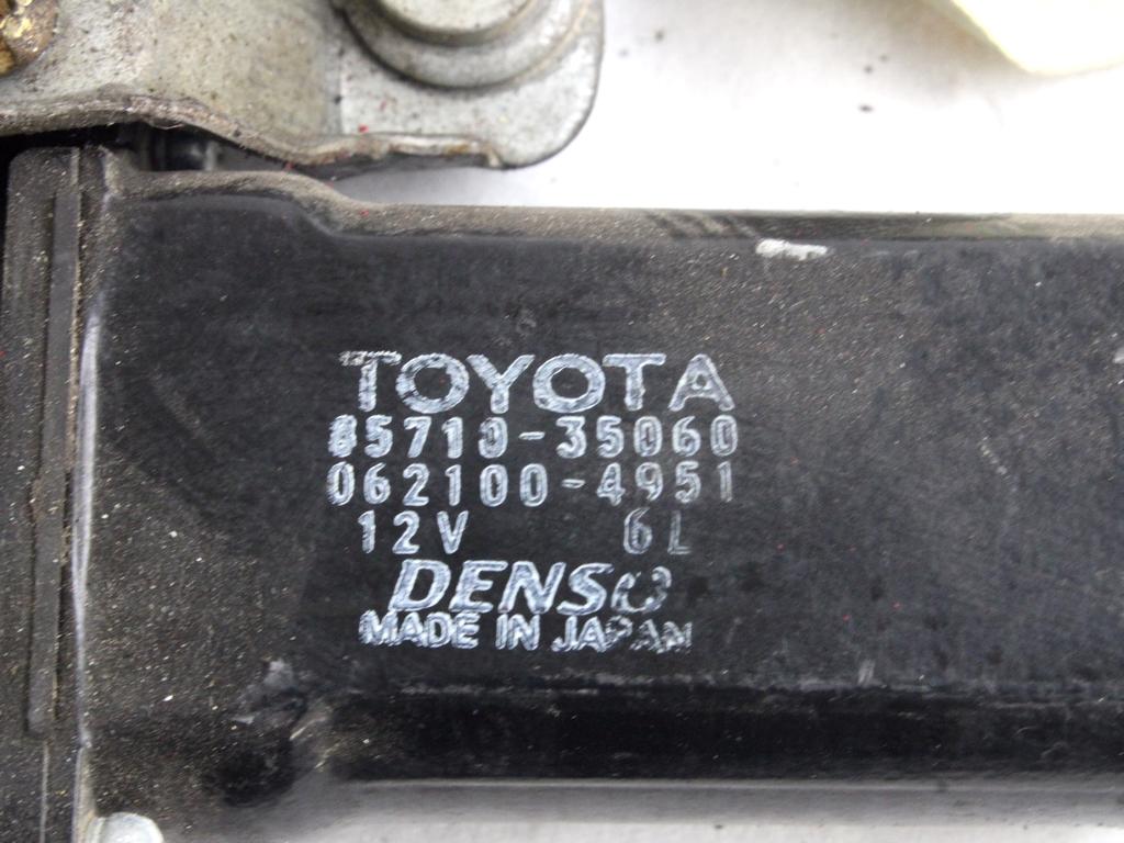 MEHANIZEM DVIGA SPREDNJIH STEKEL  OEM N. 20239 SISTEMA ALZACRISTALLO PORTA ANTERIORE ELETTR ORIGINAL REZERVNI DEL TOYOTA 4-RUNNER N5 N6 N7 (1989 - 1997)BENZINA LETNIK