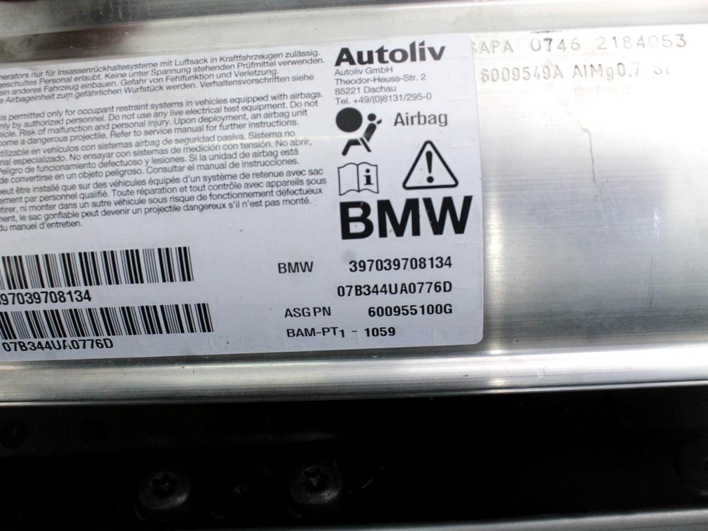 KIT AIRBAG KOMPLET OEM N. 22661 KIT AIRBAG COMPLETO ORIGINAL REZERVNI DEL BMW SERIE 5 E60 E61 (2003 - 2010) DIESEL LETNIK 2008