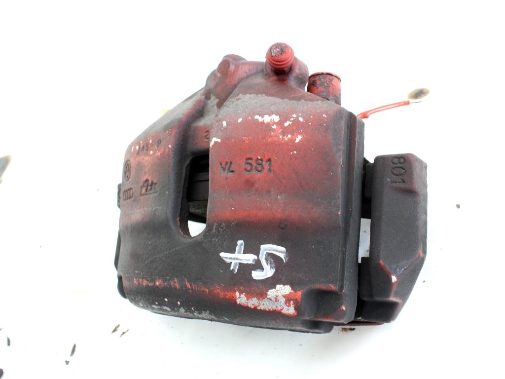 SPREDNJE LEVE ZAVORNE CELJUSTI  OEM N. 1K0615123E ORIGINAL REZERVNI DEL VOLKSWAGEN SCIROCCO 137 138 MK3 (10/2008 - 06-2014)BENZINA LETNIK 2009