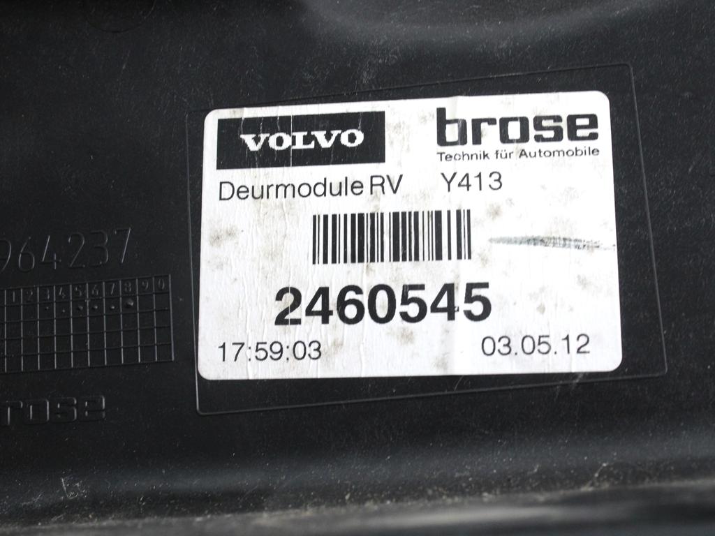 MEHANIZEM DVIGA SPREDNJIH STEKEL  OEM N. 33385 SISTEMA ALZACRISTALLO PORTA ANTERIORE ELETTR ORIGINAL REZERVNI DEL VOLVO XC60 156 (2008 - 2013)DIESEL LETNIK 2012