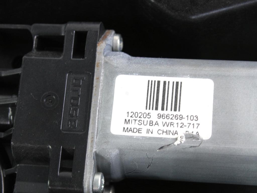 MEHANIZEM DVIGA SPREDNJIH STEKEL  OEM N. 33385 SISTEMA ALZACRISTALLO PORTA ANTERIORE ELETTR ORIGINAL REZERVNI DEL VOLVO XC60 156 (2008 - 2013)DIESEL LETNIK 2012