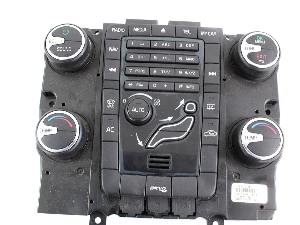 KONTROLNA ENOTA KLIMATSKE NAPRAVE / AVTOMATSKA KLIMATSKA NAPRAVA OEM N. 31288318 ORIGINAL REZERVNI DEL VOLVO XC60 156 (2008 - 2013)DIESEL LETNIK 2012