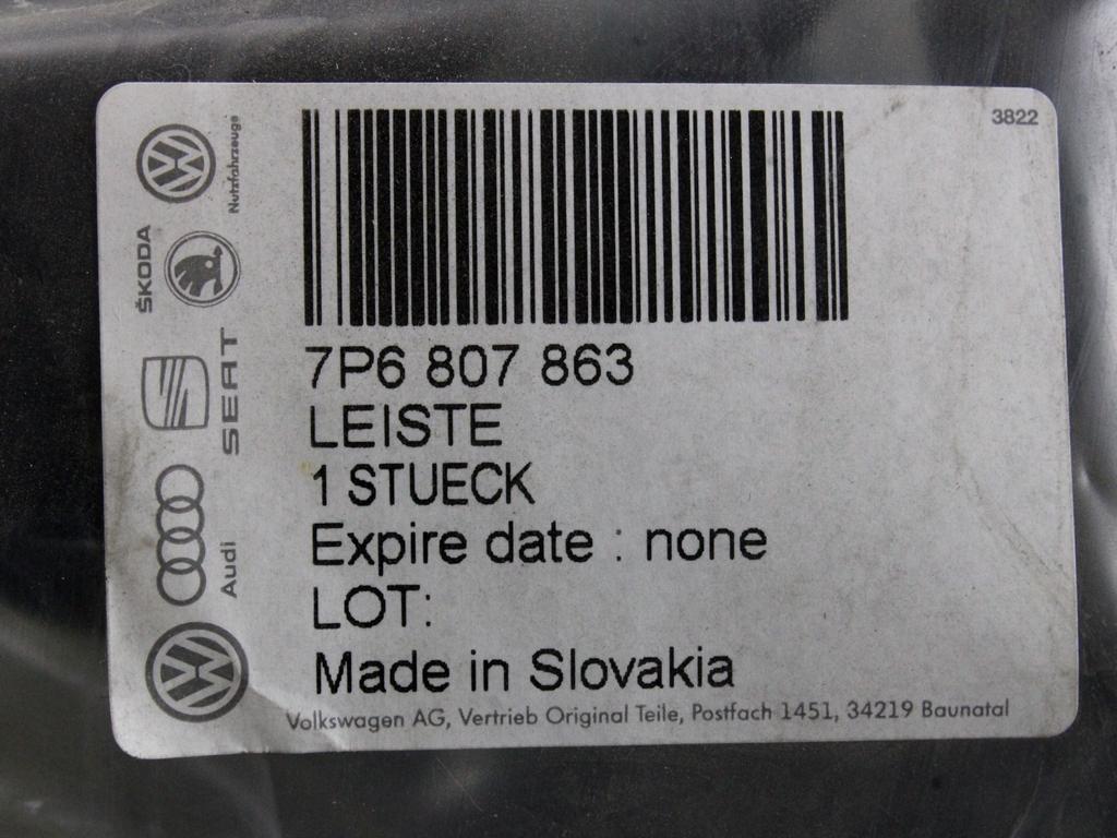 NOSILCI ZADNJEGA ODBIJACA  OEM N. 7P6807863 ORIGINAL REZERVNI DEL VOLKSWAGEN TOUAREG 7P5 7P6 MK2 (2010 - 2018)DIESEL LETNIK 2010