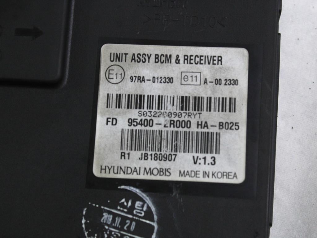 RACUNALNIK MOTORJA/REM OEM N. 95400-2R000 ORIGINAL REZERVNI DEL HYUNDAI I30 FD MK1 (2007 - 2011)DIESEL LETNIK 2011