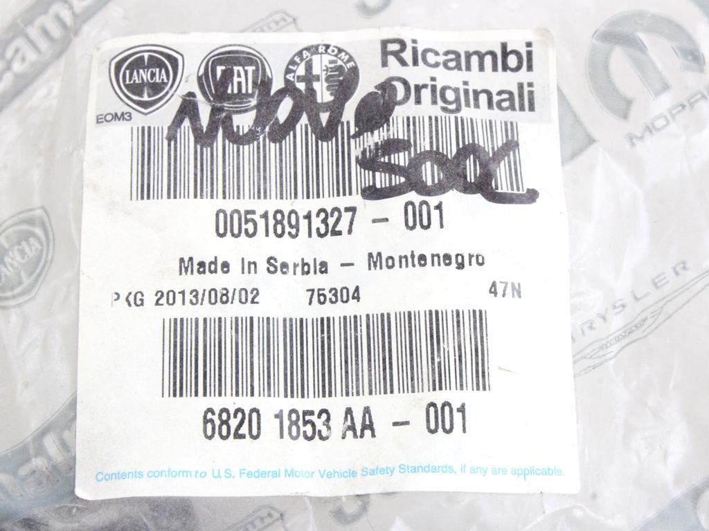 NOSILCI ZADNJEGA ODBIJACA  OEM N. 51891327 ORIGINAL REZERVNI DEL FIAT 500 L CINQUECENTO L L0 (2012-2017) DIESEL LETNIK 2013