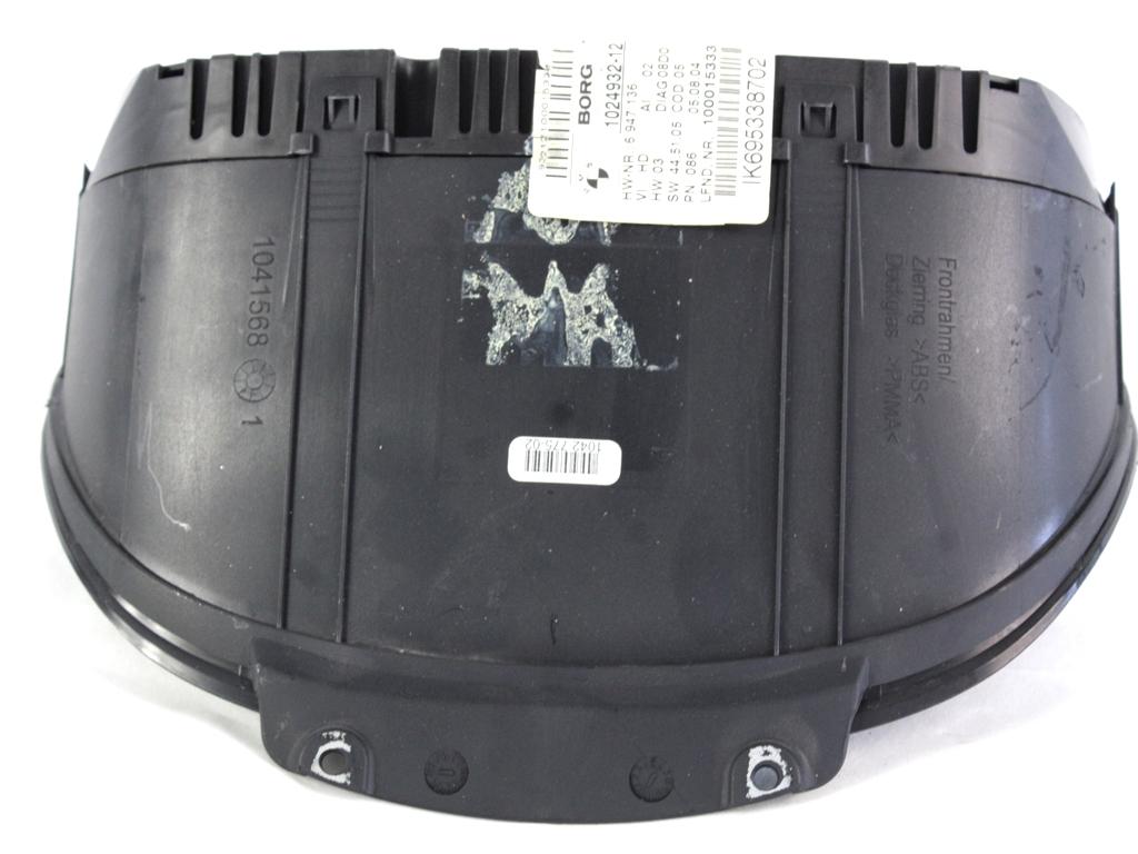 KILOMETER STEVEC OEM N. 6947136 ORIGINAL REZERVNI DEL BMW SERIE 1 BER/COUPE/CABRIO E81/E82/E87/E88 (2003 - 2007) BENZINA LETNIK 2004