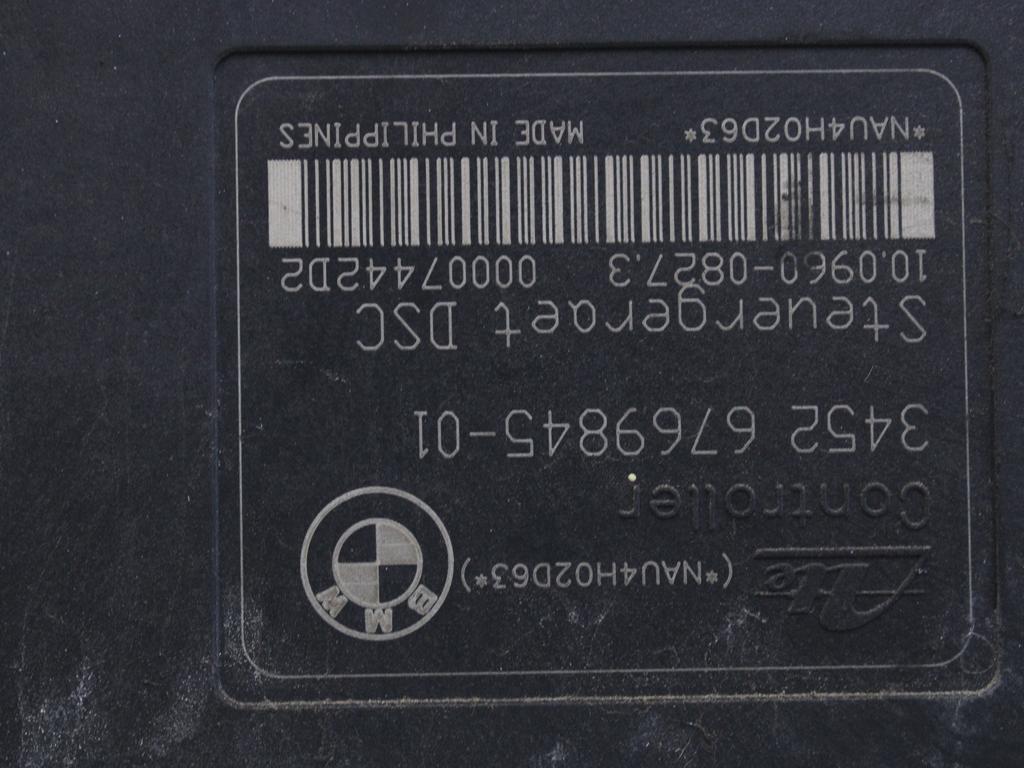 ABS AGREGAT S PUMPO OEM N. 34516769844 ORIGINAL REZERVNI DEL BMW SERIE 1 BER/COUPE/CABRIO E81/E82/E87/E88 (2003 - 2007) BENZINA LETNIK 2004