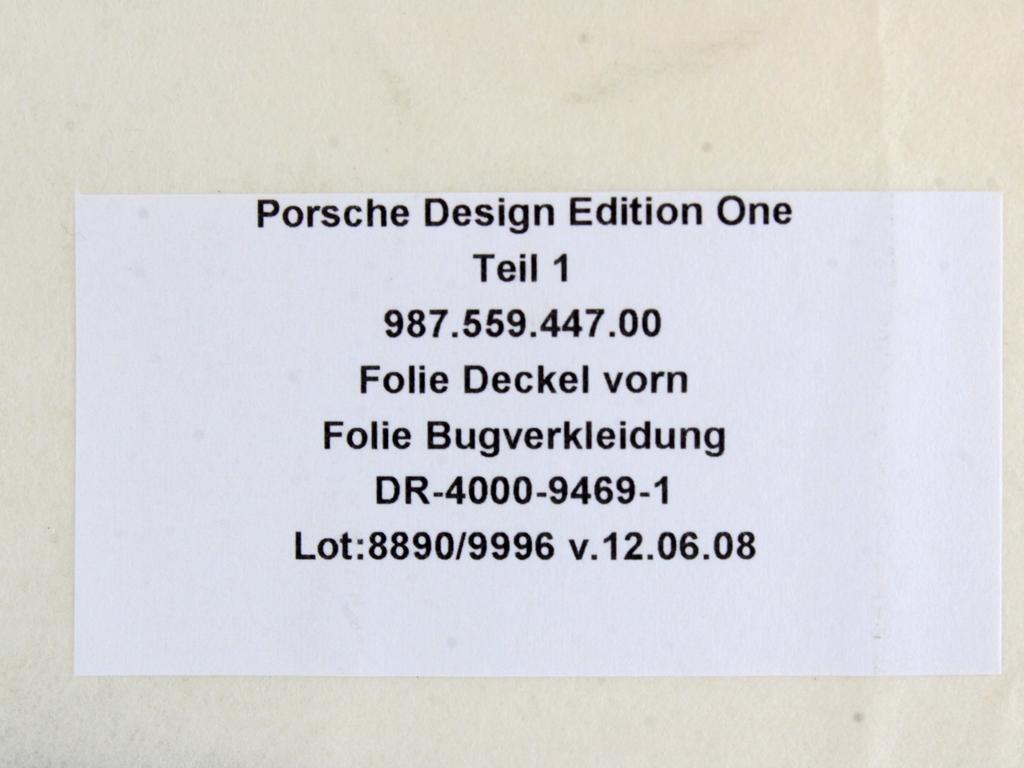 ZUNANJI PROFILI IN LETVE OEM N. 98755944700 ORIGINAL REZERVNI DEL PORSCHE CAYMAN 987 (2005 - 2009)BENZINA LETNIK 2007