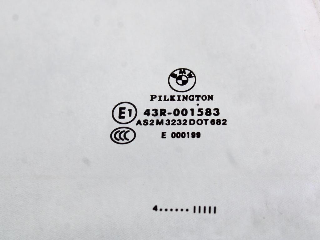 STEKLO ZADNJIH DESNIH VRAT OEM N. 51357067794 ORIGINAL REZERVNI DEL BMW SERIE 1 BER/COUPE/CABRIO E81/E82/E87/E88 (2003 - 2007) BENZINA LETNIK 2004