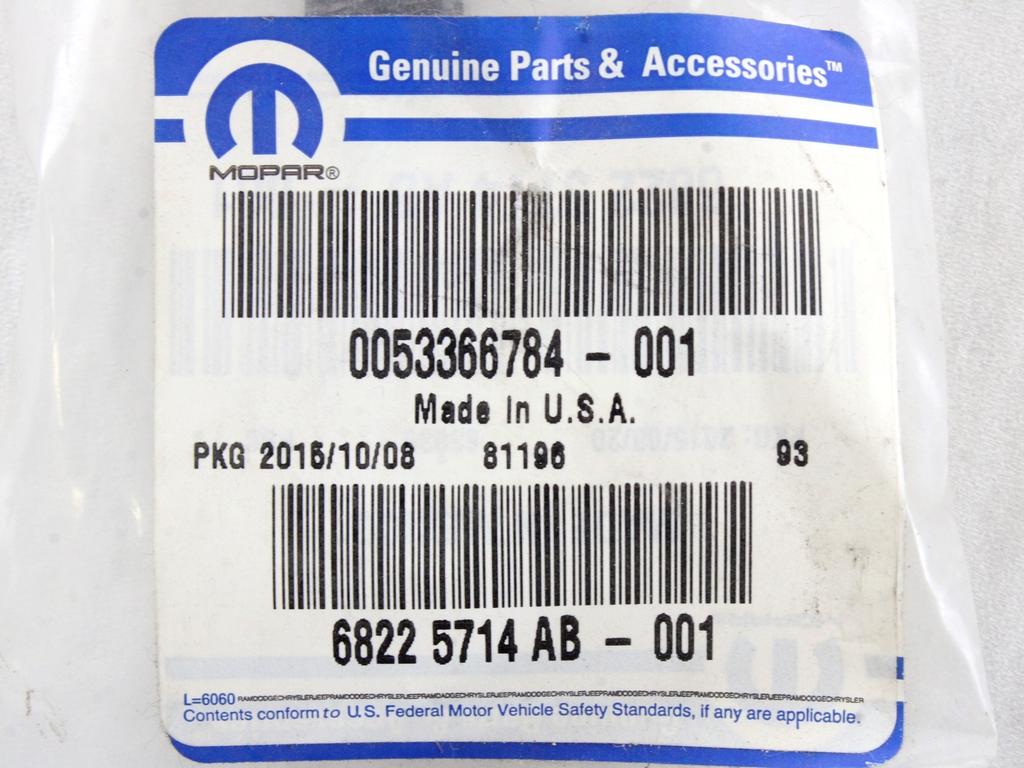 OKRASNI PROFILI SPREDNJEGA ODBIJACA  OEM N. 68225714AB ORIGINAL REZERVNI DEL DODGE JOURNEY R (2011-2020) LETNIK 2014