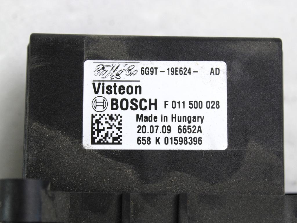 REGULATOR PREZRACEVANJA OEM N. 6G9T-19E624-AD ORIGINAL REZERVNI DEL FORD FOCUS DA HCP DP MK2 R BER/SW (2008 - 2011) BENZINA/GPL LETNIK 2009
