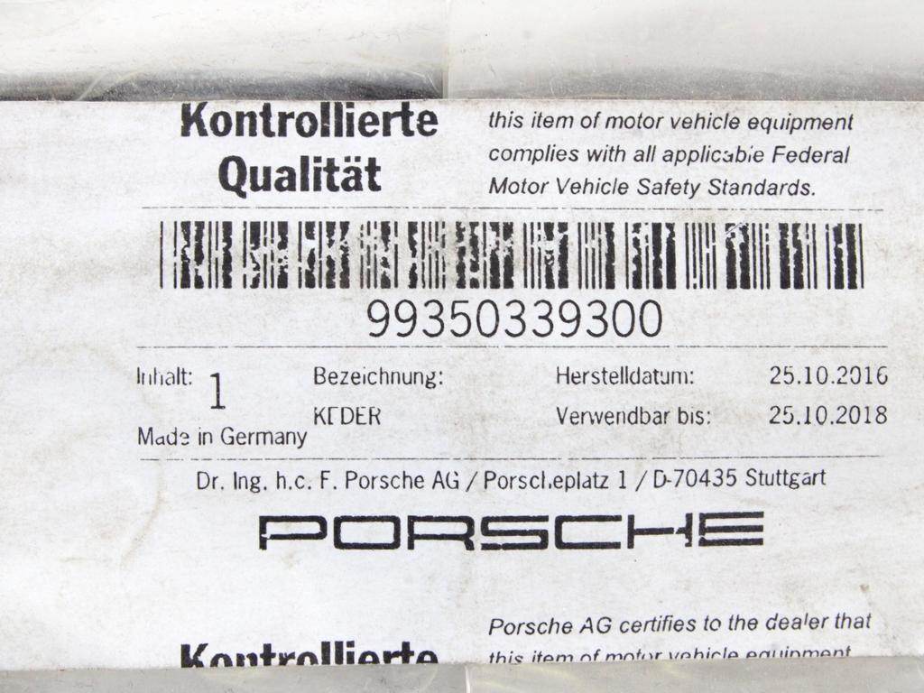 TESNILA VRAT IN STEKEL OEM N. 99350339300 ORIGINAL REZERVNI DEL PORSCHE 911 993 (1993 - 1997)BENZINA LETNIK 1997