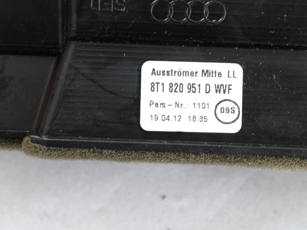 CENTRALNE PREZRACEVALNE SOBE  OEM N. 8T1820951DWVF ORIGINAL REZERVNI DEL AUDI A5 8T R COUPE/5P  (08/2011 - 06/2016) DIESEL LETNIK 2012