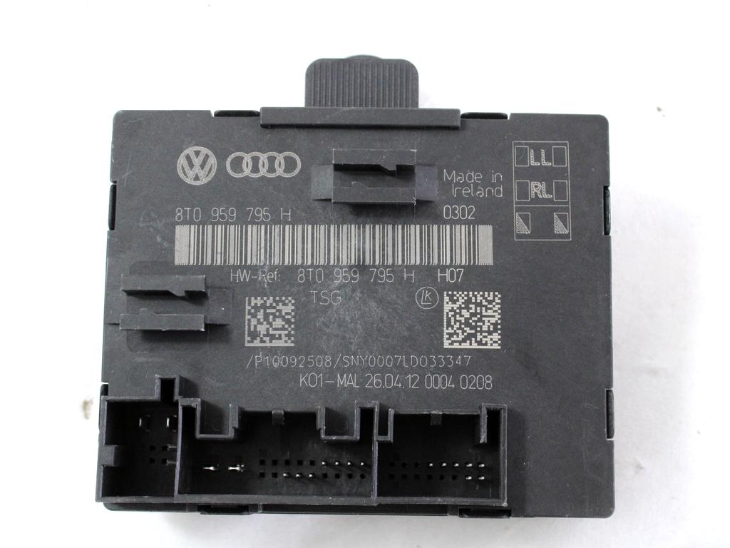 RACUNALNIK VRAT IN STEKEL OEM N. 8T0959795H ORIGINAL REZERVNI DEL AUDI A5 8T R COUPE/5P  (08/2011 - 06/2016) DIESEL LETNIK 2012