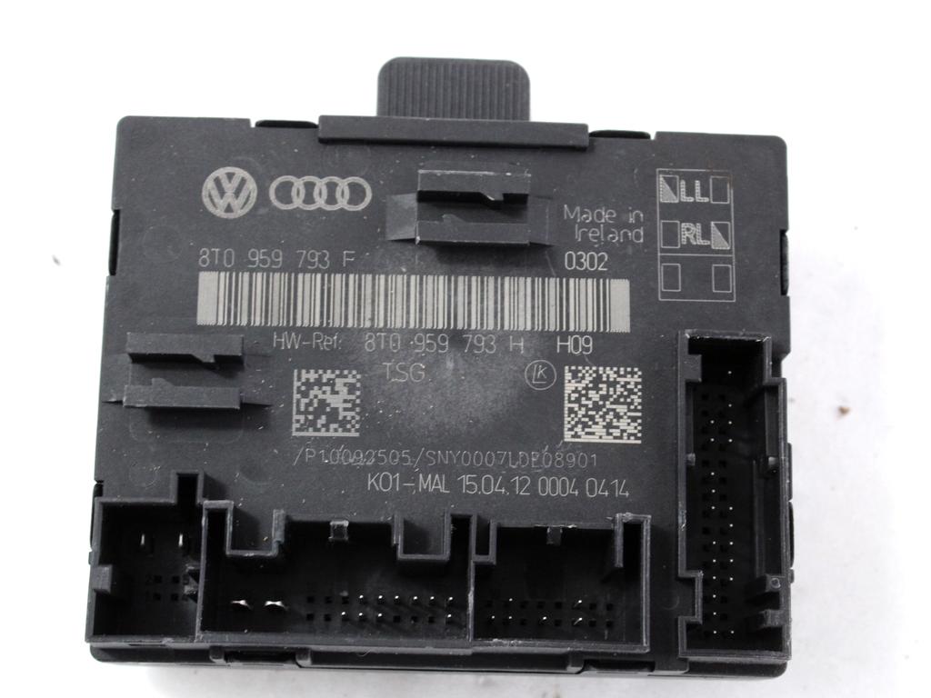 RACUNALNIK VRAT IN STEKEL OEM N. 8T0959793H ORIGINAL REZERVNI DEL AUDI A5 8T R COUPE/5P  (08/2011 - 06/2016) DIESEL LETNIK 2012