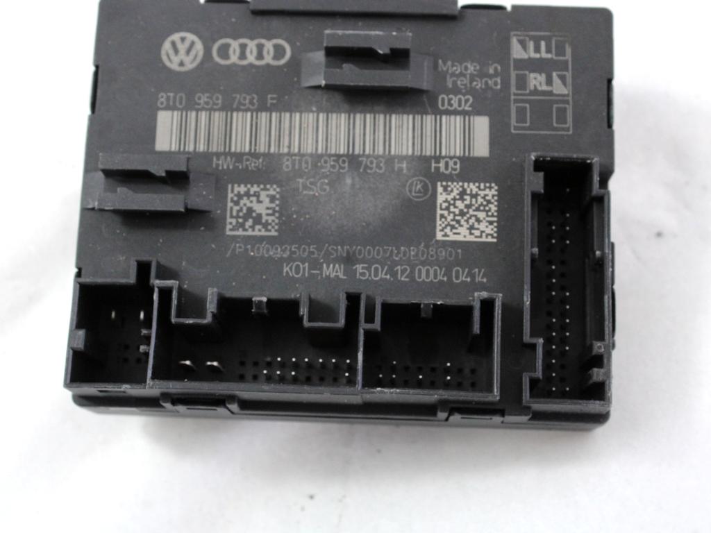 RACUNALNIK VRAT IN STEKEL OEM N. 8T0959793H ORIGINAL REZERVNI DEL AUDI A5 8T R COUPE/5P  (08/2011 - 06/2016) DIESEL LETNIK 2012