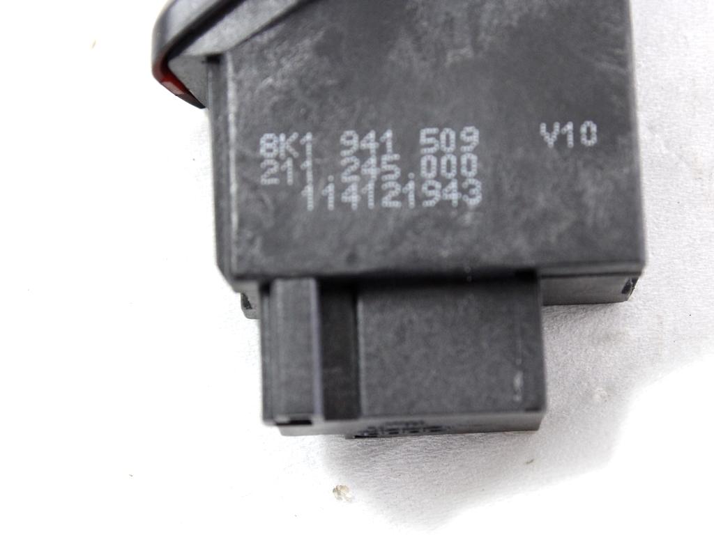 STIKALO VARNOSTNIH ZMIGAVCEV  OEM N. 8K1941509 ORIGINAL REZERVNI DEL AUDI A5 8T R COUPE/5P  (08/2011 - 06/2016) DIESEL LETNIK 2012