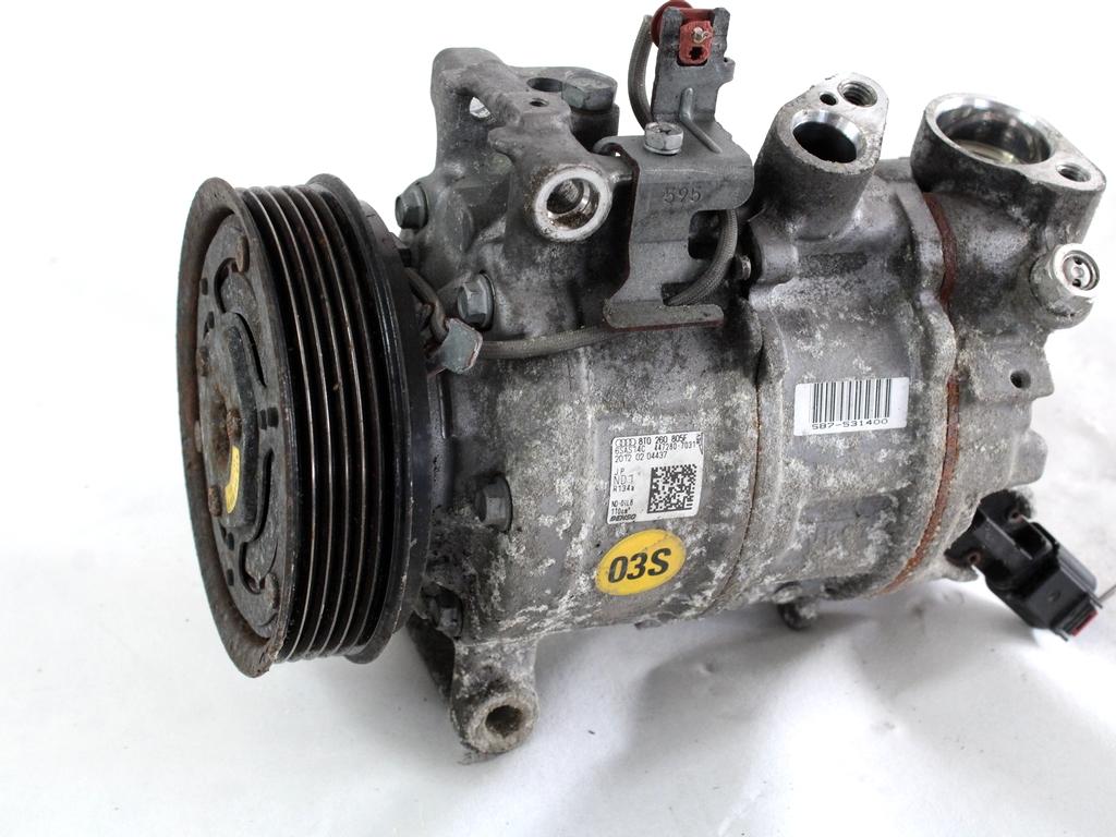 KOMPRESOR KLIME  OEM N. 8T0260805F ORIGINAL REZERVNI DEL AUDI A5 8T R COUPE/5P  (08/2011 - 06/2016) DIESEL LETNIK 2012