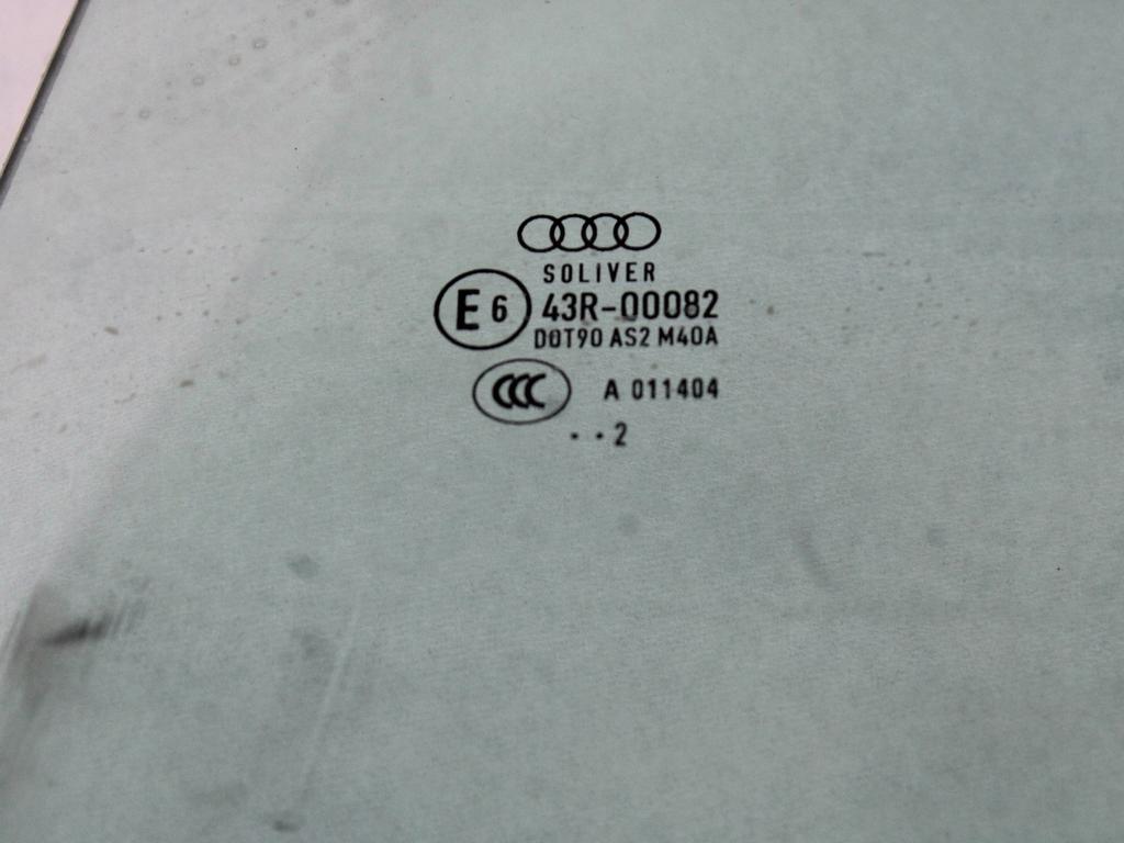 ZADNJA LEVA STEKLO OEM N. 8T8845205B ORIGINAL REZERVNI DEL AUDI A5 8T R COUPE/5P  (08/2011 - 06/2016) DIESEL LETNIK 2012