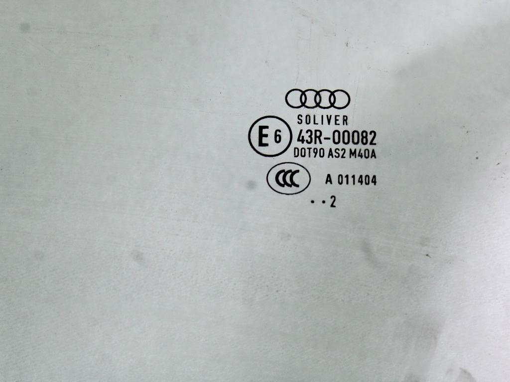 STEKLO SPREDNJIH LEVIH VRAT OEM N. 8T8845201B ORIGINAL REZERVNI DEL AUDI A5 8T R COUPE/5P  (08/2011 - 06/2016) DIESEL LETNIK 2012