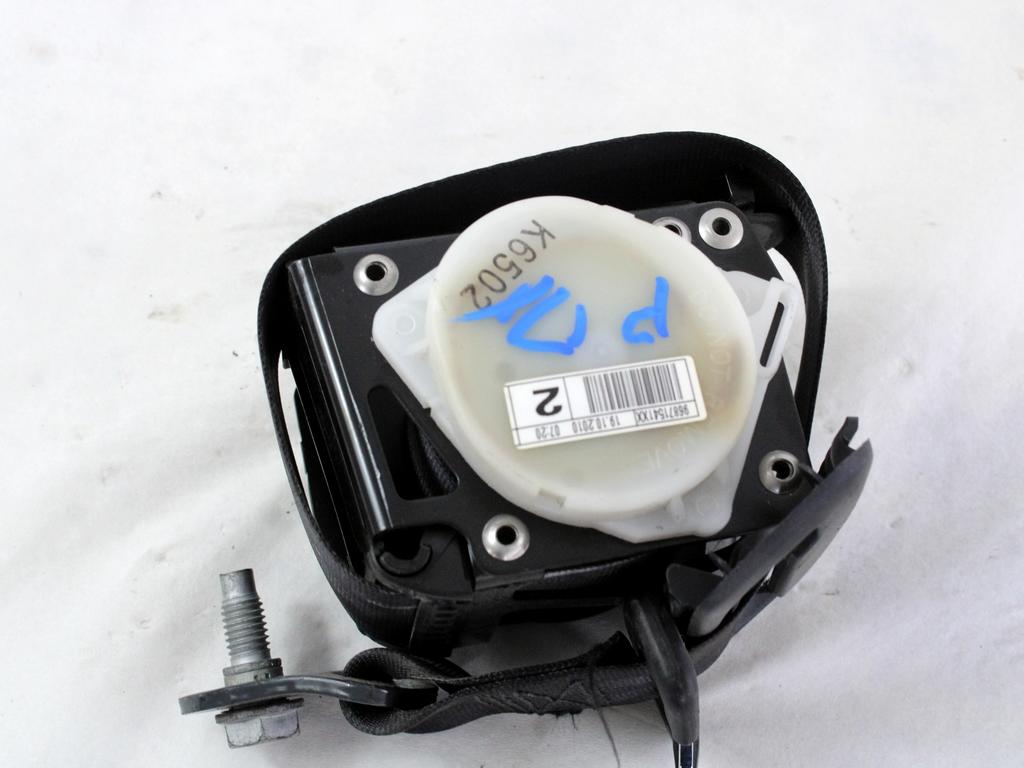 VARNOSTNI PAS OEM N. 96871541XX ORIGINAL REZERVNI DEL CITROEN C4 MK2 (2010 - 2018) DIESEL LETNIK 2011