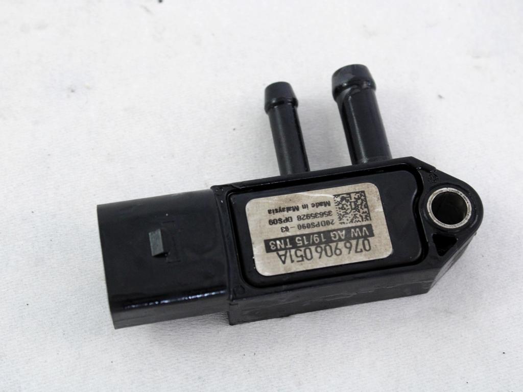 TLAK IZPUSNIH PLINOV SENZORJA OEM N. 076906051A ORIGINAL REZERVNI DEL VOLKSWAGEN TIGUAN 5N MK1 (2007 - 2011)DIESEL LETNIK 2008