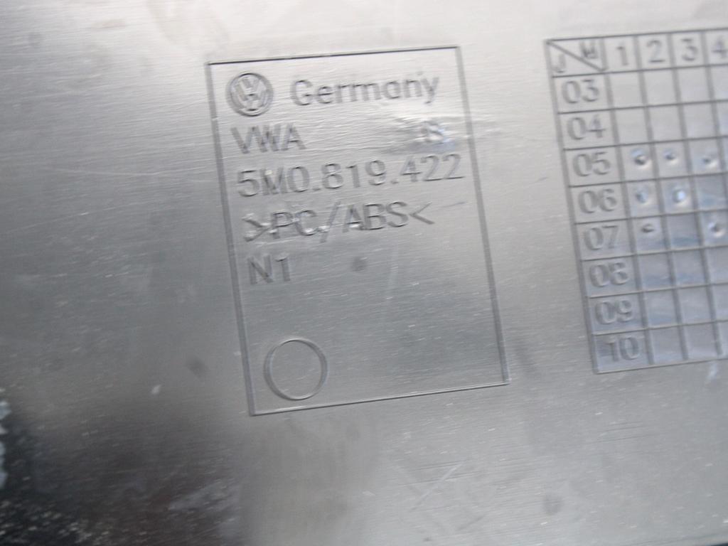 ARMATURNA PLO?CA OEM N. 5M0820075 ORIGINAL REZERVNI DEL VOLKSWAGEN TIGUAN 5N MK1 (2007 - 2011)DIESEL LETNIK 2008