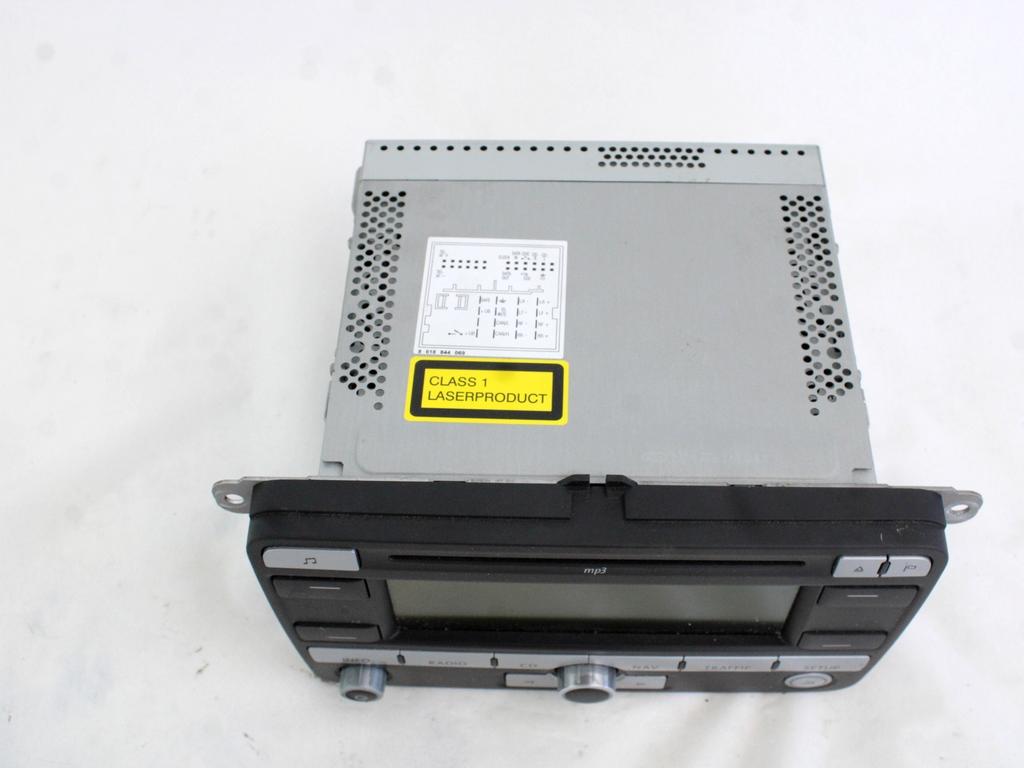 RADIO CD / OJACEVALNIK / IMETNIK HIFI OEM N. 1K0035191D ORIGINAL REZERVNI DEL VOLKSWAGEN TIGUAN 5N MK1 (2007 - 2011)DIESEL LETNIK 2008