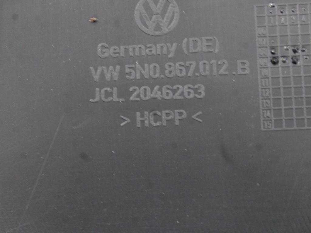 NOTRANJA OBLOGA SPREDNJIH VRAT OEM N. PNADTVWTIGUAN5NMK1SV5P ORIGINAL REZERVNI DEL VOLKSWAGEN TIGUAN 5N MK1 (2007 - 2011)DIESEL LETNIK 2008