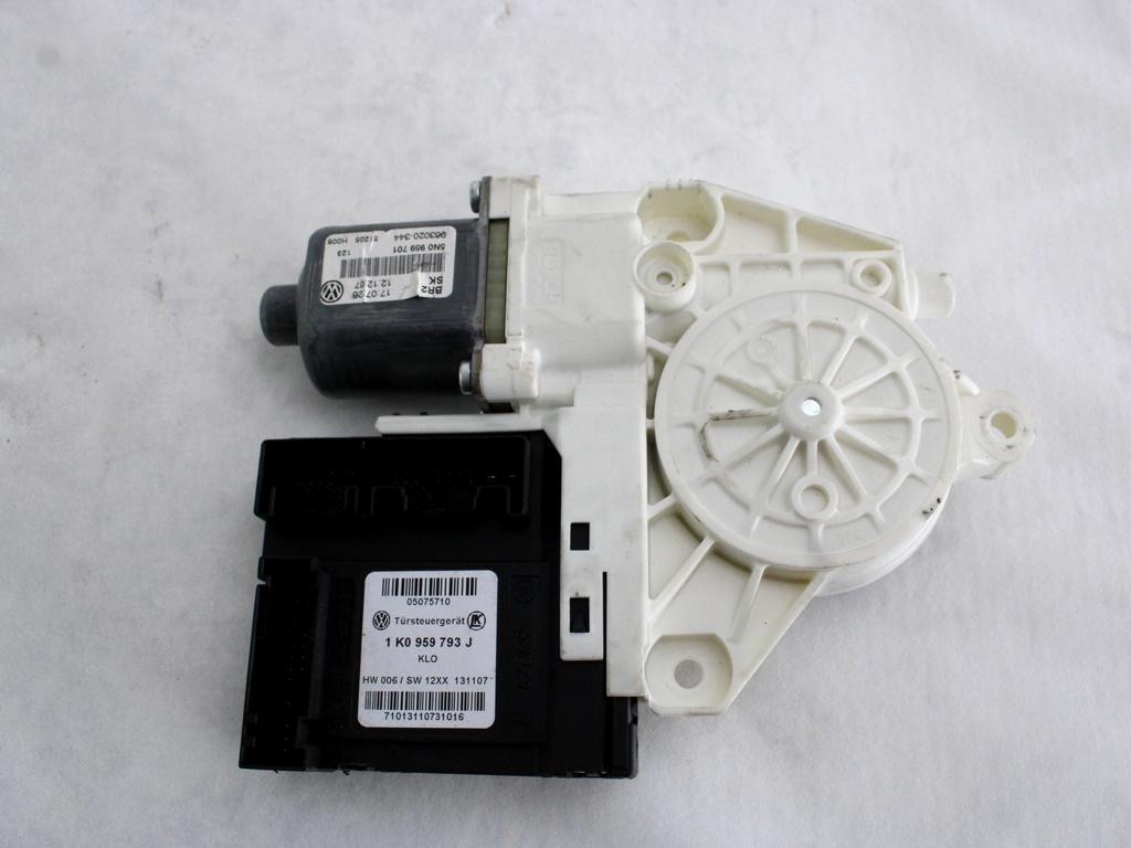 DVIZNI MEHANIZEM SPREDNIH STEKEL  OEM N. 23178 MOTORINO ALZACRISTALLO PORTA ANTERIORE ORIGINAL REZERVNI DEL VOLKSWAGEN TIGUAN 5N MK1 (2007 - 2011)DIESEL LETNIK 2008