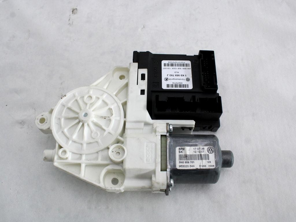 DVIZNI MEHANIZEM SPREDNIH STEKEL  OEM N. 23178 MOTORINO ALZACRISTALLO PORTA ANTERIORE ORIGINAL REZERVNI DEL VOLKSWAGEN TIGUAN 5N MK1 (2007 - 2011)DIESEL LETNIK 2008