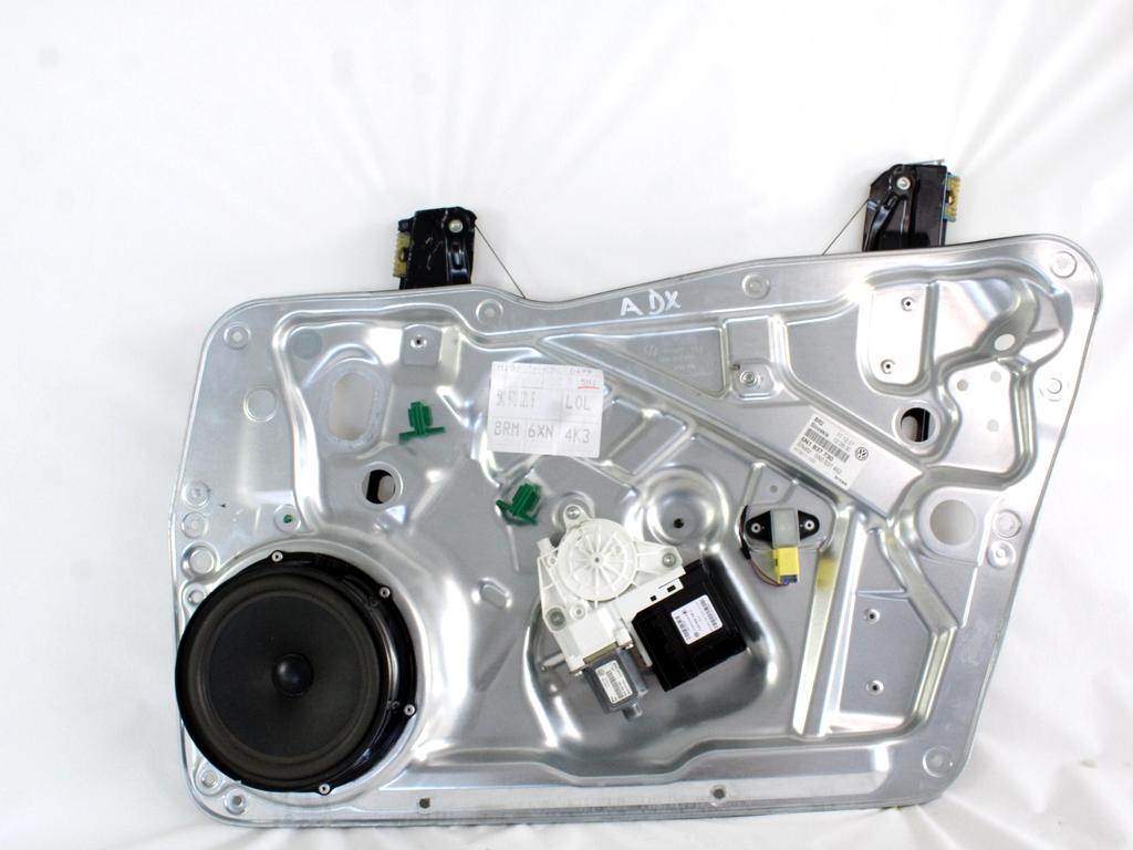 MEHANIZEM DVIGA SPREDNJIH STEKEL  OEM N. 23178 SISTEMA ALZACRISTALLO PORTA ANTERIORE ELETTR ORIGINAL REZERVNI DEL VOLKSWAGEN TIGUAN 5N MK1 (2007 - 2011)DIESEL LETNIK 2008