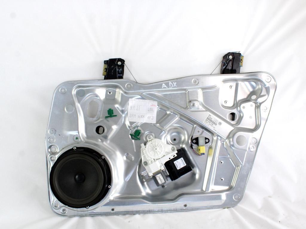 MEHANIZEM DVIGA SPREDNJIH STEKEL  OEM N. 23178 SISTEMA ALZACRISTALLO PORTA ANTERIORE ELETTR ORIGINAL REZERVNI DEL VOLKSWAGEN TIGUAN 5N MK1 (2007 - 2011)DIESEL LETNIK 2008