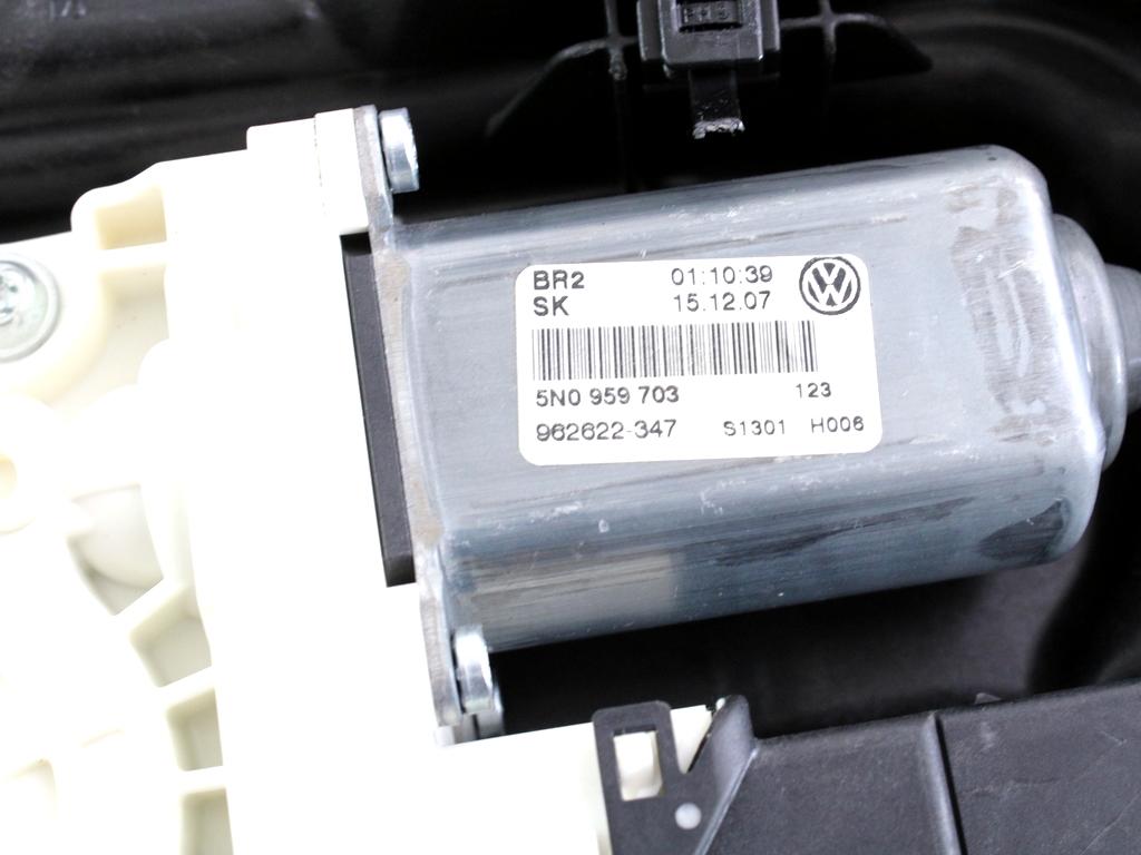 MEHANIZEM DVIGA ZADNJIH STEKEL  OEM N. 23178 SISTEMA ALZACRISTALLO PORTA POSTERIORE ELETT ORIGINAL REZERVNI DEL VOLKSWAGEN TIGUAN 5N MK1 (2007 - 2011)DIESEL LETNIK 2008