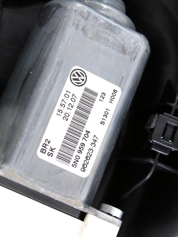 MEHANIZEM DVIGA ZADNJIH STEKEL  OEM N. 23178 SISTEMA ALZACRISTALLO PORTA POSTERIORE ELETT ORIGINAL REZERVNI DEL VOLKSWAGEN TIGUAN 5N MK1 (2007 - 2011)DIESEL LETNIK 2008