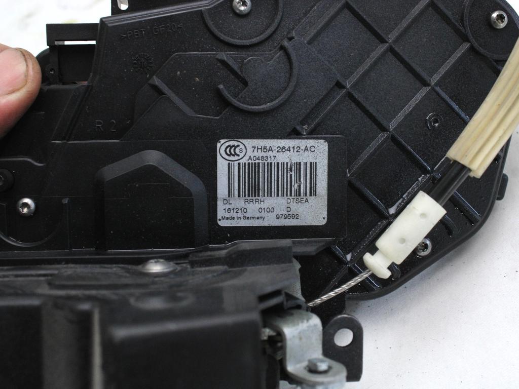 CENTRALNO ZAKLEPANJE ZADNJIH DESNIH VRAT OEM N. 7H5A-26412-AC ORIGINAL REZERVNI DEL LAND ROVER RANGE ROVER SPORT L320 MK1 R (2010 -2013)DIESEL LETNIK 2011