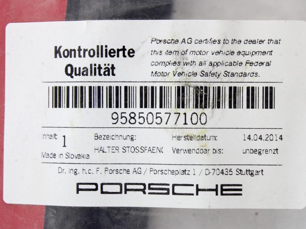 NOSILCI ZADNJEGA ODBIJACA  OEM N. 95850577100 ORIGINAL REZERVNI DEL PORSCHE CAYENNE 92A MK2 (2010 - 2017) BENZINA LETNIK 2012