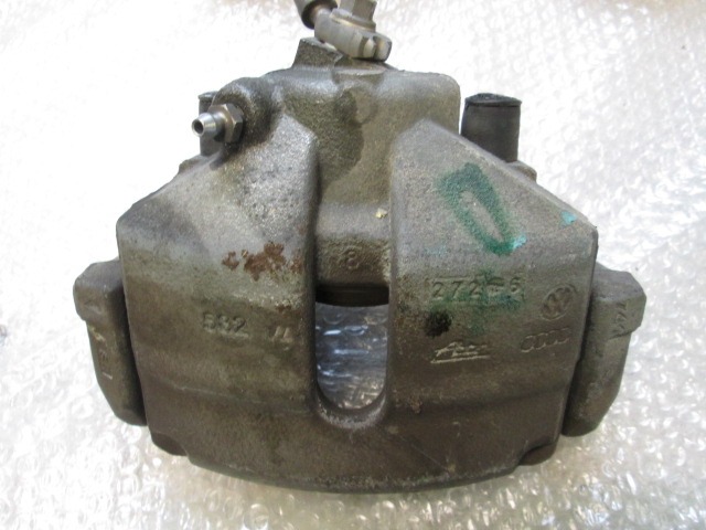 SPREDNJE DESNE ZAVORNE CELJUSTI  OEM N. 1K0615124D ORIGINAL REZERVNI DEL SEAT LEON 1P1 MK2 (2005 - 2012) DIESEL LETNIK 2007