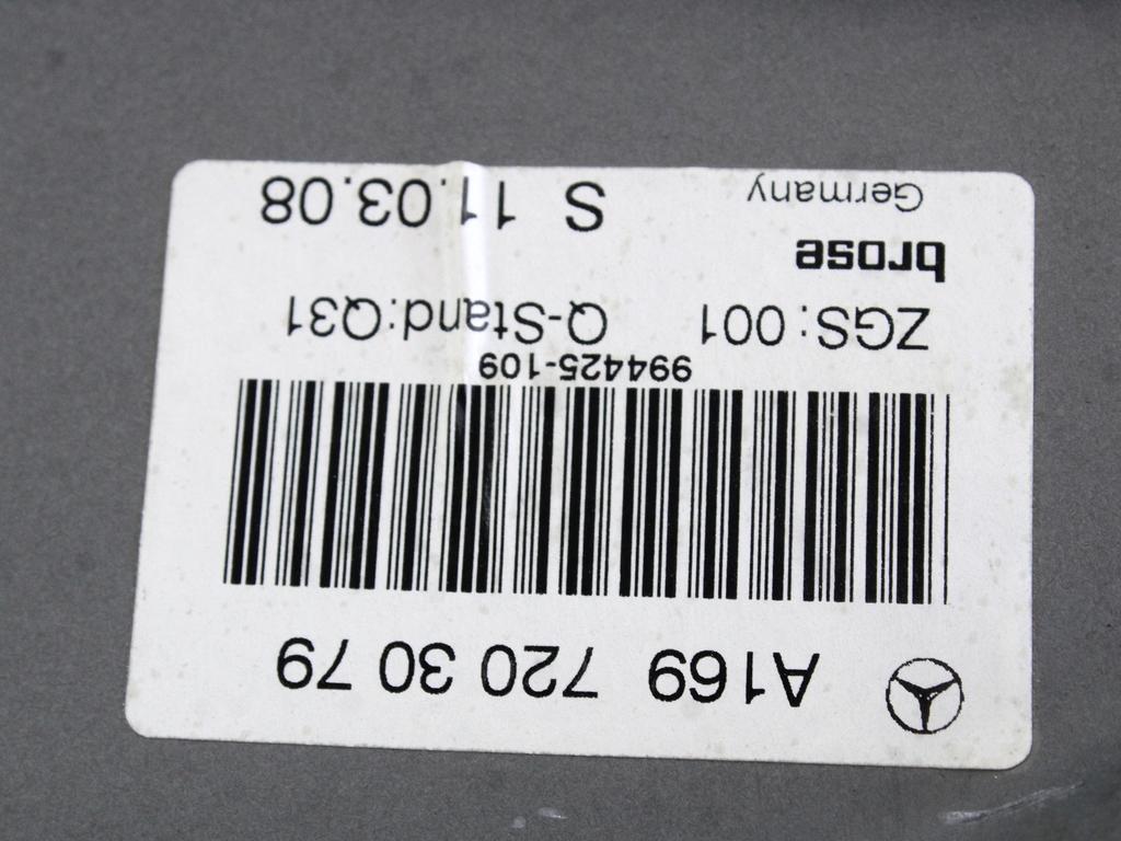 MEHANIZEM DVIGA SPREDNJIH STEKEL  OEM N. 18261 SISTEMA ALZACRISTALLO PORTA ANTERIORE ELETTR ORIGINAL REZERVNI DEL MERCEDES CLASSE A W169 5P C169 3P (2004 - 04/2008) BENZINA LETNIK 2008