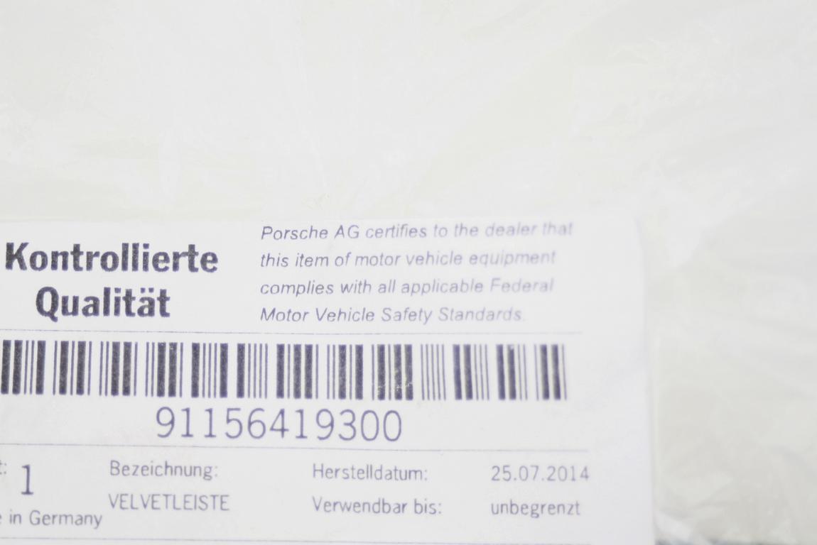 OTVORITEV STRE?NE TESNILA OEM N. 91156419300 ORIGINAL REZERVNI DEL PORSCHE 911 993 (1993 - 1997)BENZINA LETNIK 1997