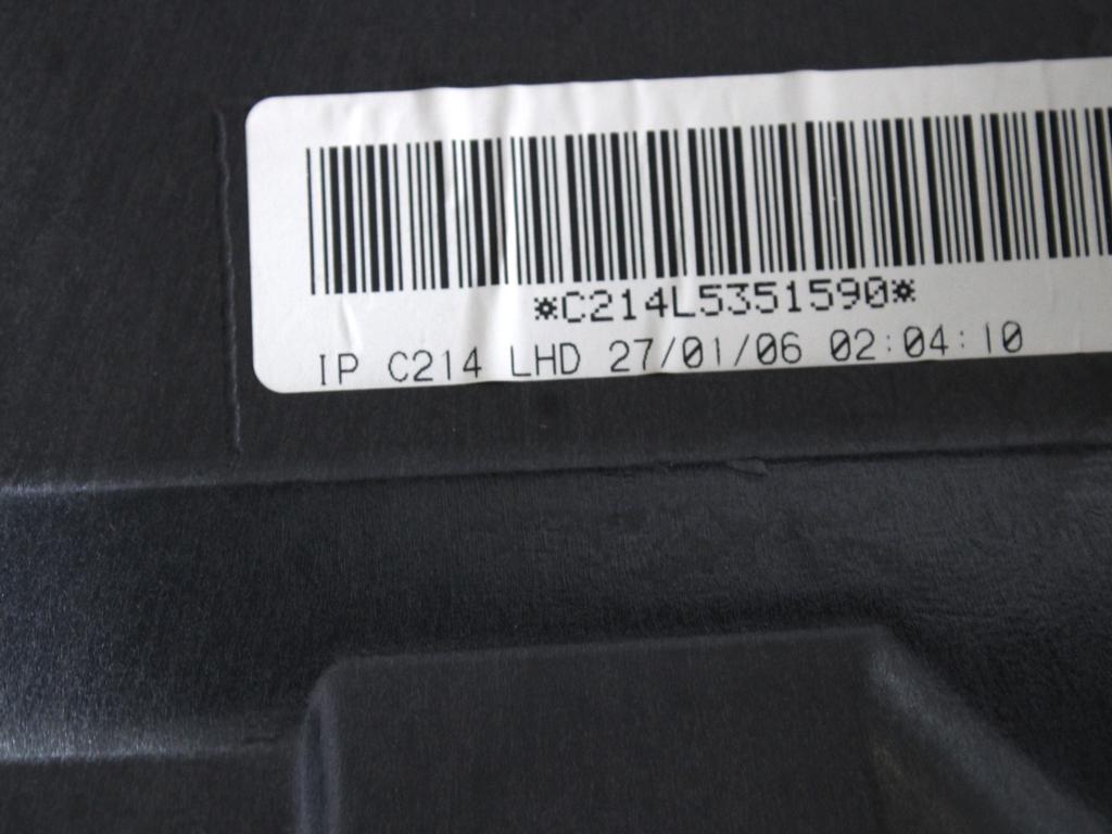 KIT AIRBAG KOMPLET OEM N. 18937 KIT AIRBAG COMPLETO ORIGINAL REZERVNI DEL FORD FOCUS CMAX DM2 MK1 R (04/2007 - 2010) DIESEL LETNIK 2006