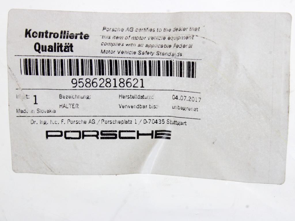 NOSILCI ODBIJACA  OEM N. 95862818621 ORIGINAL REZERVNI DEL PORSCHE CAYENNE 92A MK2 (2010 - 2017) BENZINA LETNIK 2017