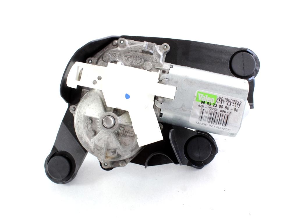 MOTORCEK ZADNJEGA BRISALCA OEM N. 9683238880 ORIGINAL REZERVNI DEL CITROEN C3 PICASSO MK1R (2012 - 2017) DIESEL LETNIK 2016