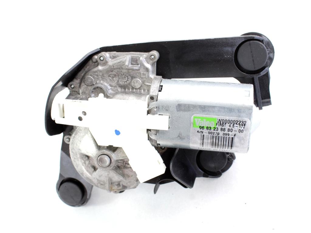 MOTORCEK ZADNJEGA BRISALCA OEM N. 9683238880 ORIGINAL REZERVNI DEL CITROEN C3 PICASSO MK1R (2012 - 2017) DIESEL LETNIK 2016