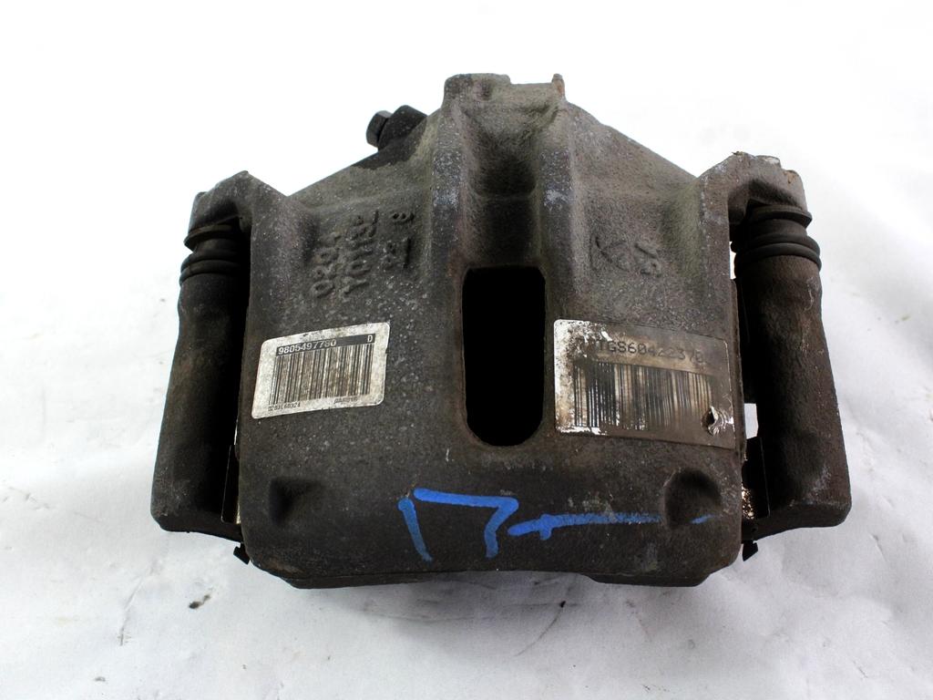 SPREDNJE DESNE ZAVORNE CELJUSTI  OEM N. 9805497780 ORIGINAL REZERVNI DEL CITROEN C3 PICASSO MK1R (2012 - 2017) DIESEL LETNIK 2016